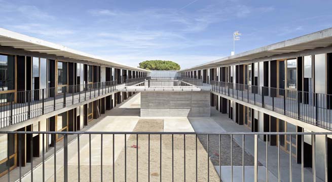 Residencia de estudiantes prefabricada en Barcelona